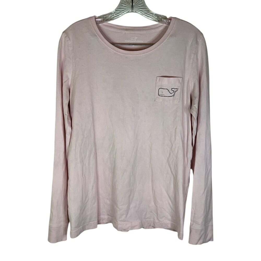 Vineyard Vines Signature Shirt Pink Size Medium